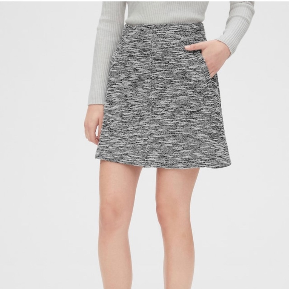 Black knitted Mini Skirt